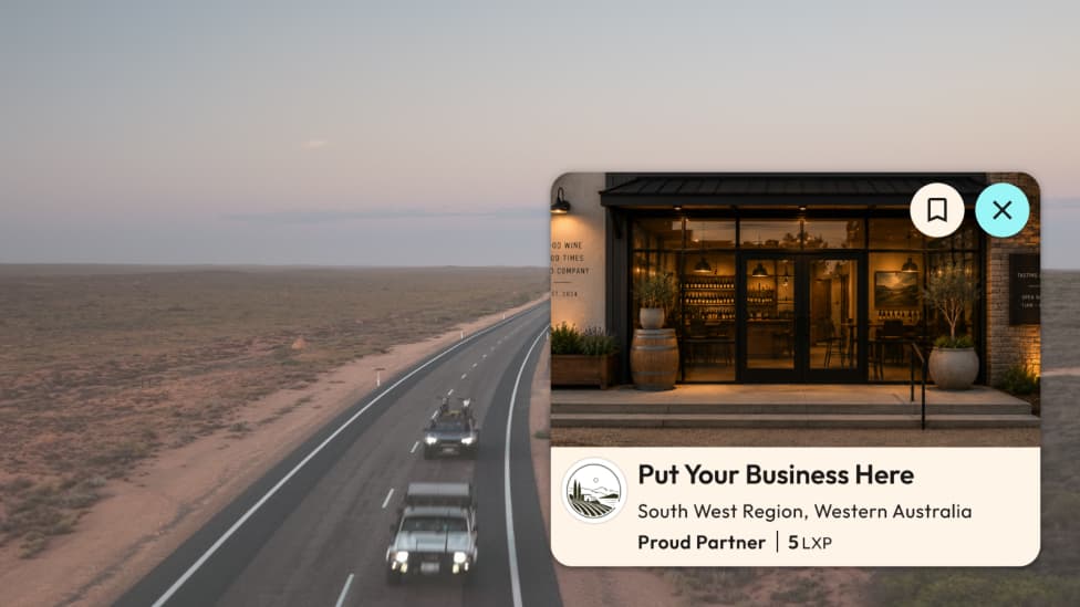 Destination profile example for helping travellers find and visit your business in person.